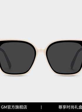 GM墨镜太阳镜FRIDA网红白色显瘦2023新款眼镜女可配度数高级墨镜