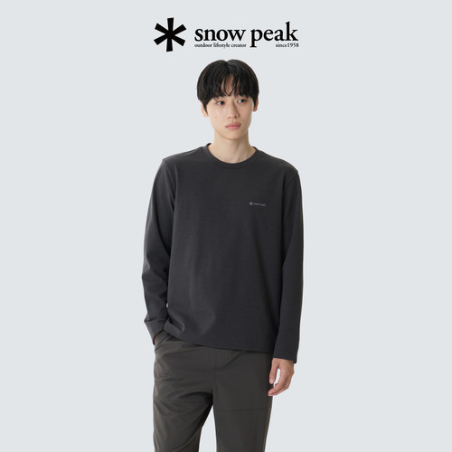 SnowPeak雪峰T恤男休闲长袖上衣