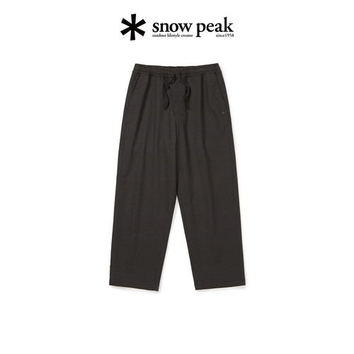 SnowPeak雪峰休闲裤男秋新款户外通勤日系百搭阔腿长裤丨PT12