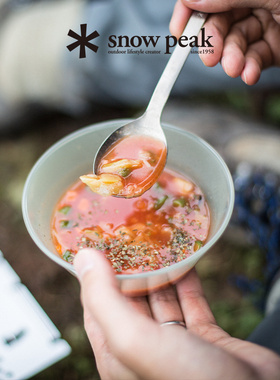 snowpeak雪峰精致露营户外餐具钛金属叉匙叉勺组SCT-002