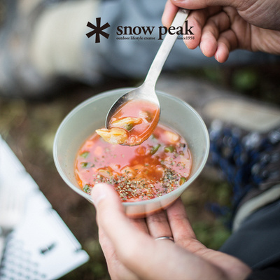 snowpeak钛金属叉匙露营户外