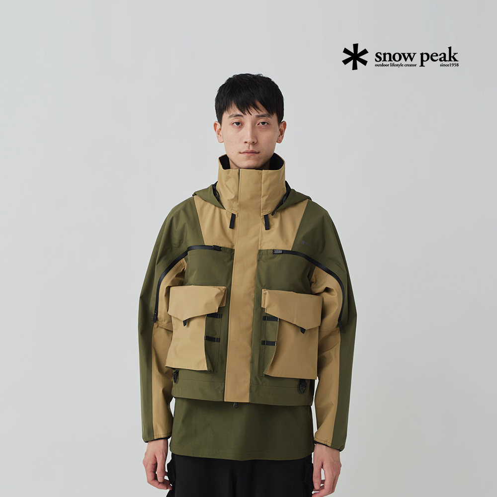 SnowPeak雪峰2025春户外防水夹克