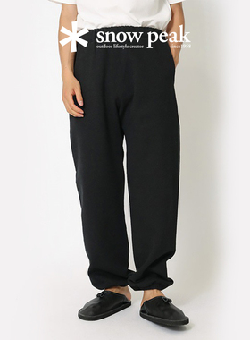 snowpeak雪峰2024春夏户外休闲Recycled运动裤长裤全棉男女款裤子