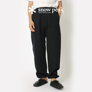 snowpeak雪峰2024春夏户外休闲Recycled运动裤长裤全棉男女款裤子