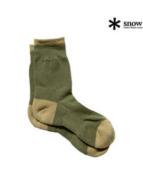 snowpeak雪峰2025春夏Toned Trout联名中长筒袜透气舒适袜子