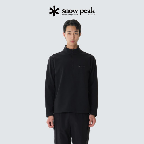 SnowPeak雪峰2026年秋季新品男士半拉链长袖T恤丨ZT14