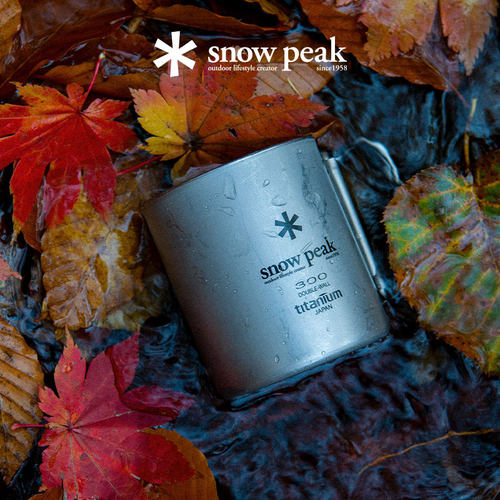 snowpeak雪峰钛金属双层咖啡钛杯