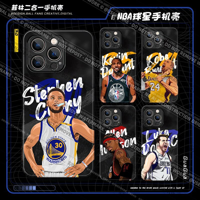 篮球球星库里科比杜兰特手机壳
