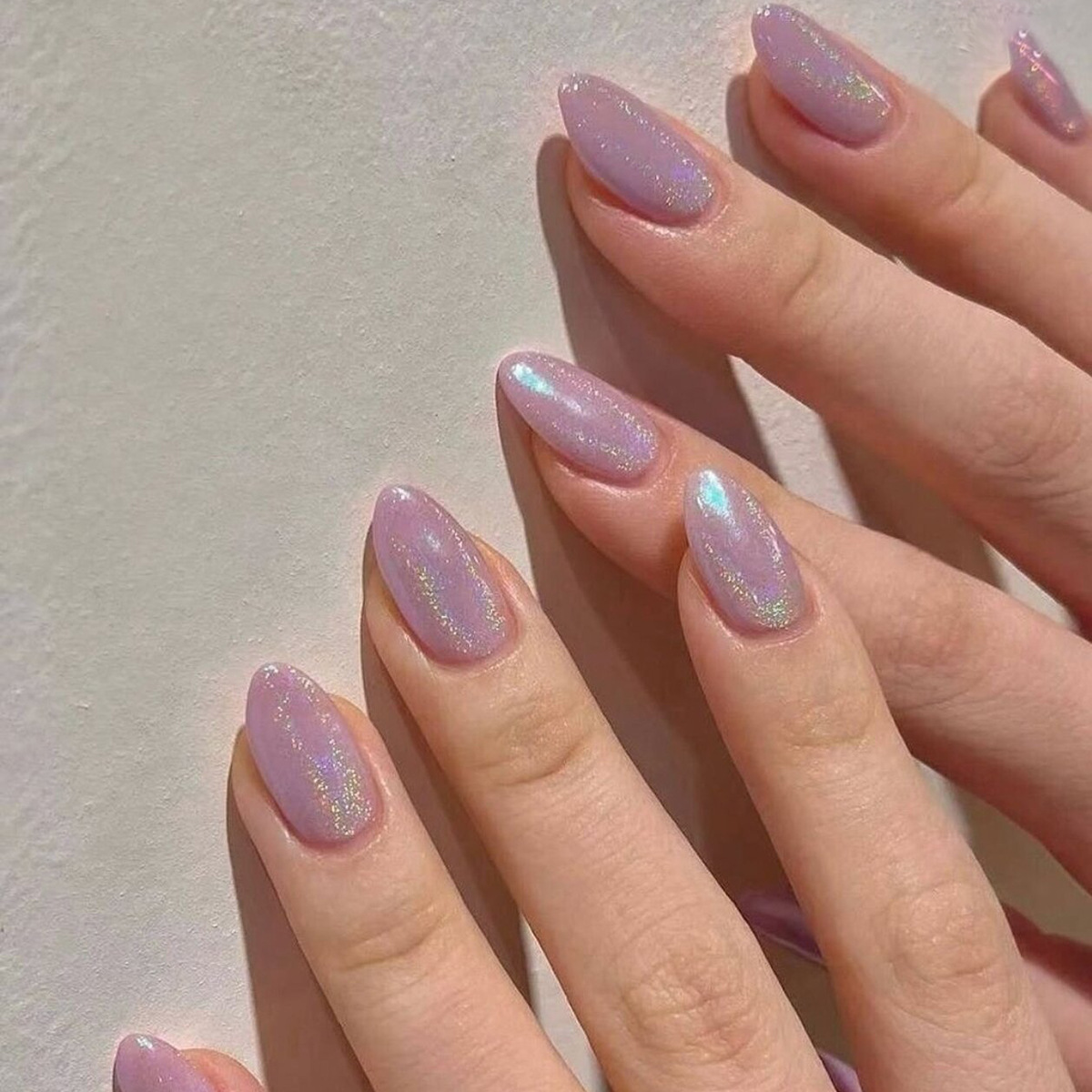 外贸粉紫甜梦简约温柔美甲片欧美可拆卸穿戴甲30片press on