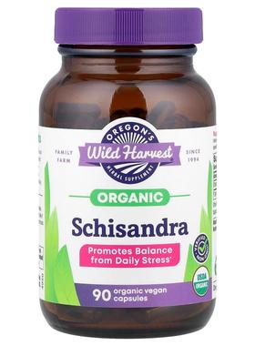 Oregon's Wild Harvest,五味子，950 毫克，90 粒全素胶囊（每粒