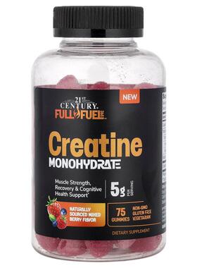21世纪,Full Fuel 365™, Creatine Monohydrate Gummies, Mixed B