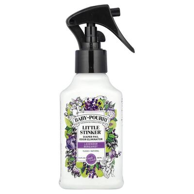 Poo-Pourri,Baby-Pourri™，小臭鼬，尿布桶异味去除剂，薰衣花草3
