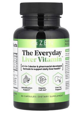 Zen Nutrients,The Everyday Liver Vitamin™，60 粒胶囊