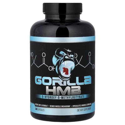Gorilla Mind LLC,HMB, 240 Capsules (500 mg per Capsule)