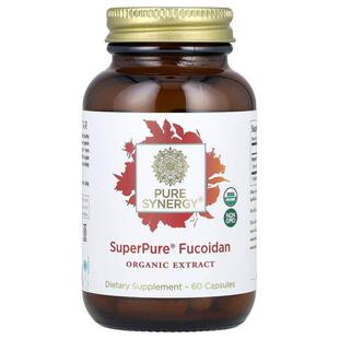 Pure Synergy,SuperPure® 褐藻糖胶，60 粒胶囊（100 毫克胶囊）