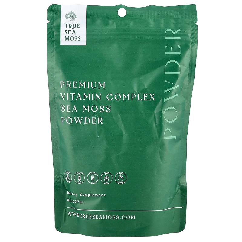 True Sea Moss,优质维生素复合物海苔粉，8 盎司（227 克）