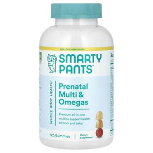 SmartyPants,Prenatal Multi 复合软糖，柠檬、柑橘、草莓香蕉味1