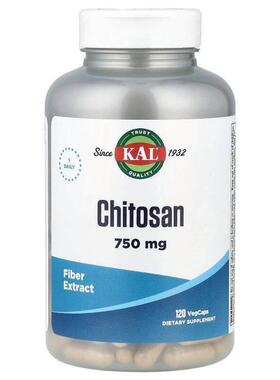 KAL,壳聚糖，750 毫克，120 粒素食胶囊
