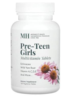 Michael's Health,青少女，多维生素，120 片素食片