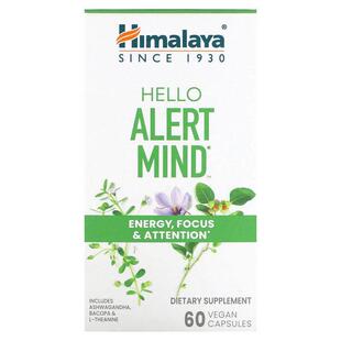 Himalaya,Hello Alert Mind,60 粒全素胶囊