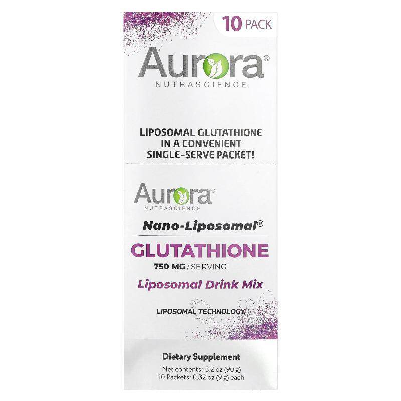 Aurora Nutrascience,纳米脂质体®，谷胱甘肽，脂质体混合饮品，1