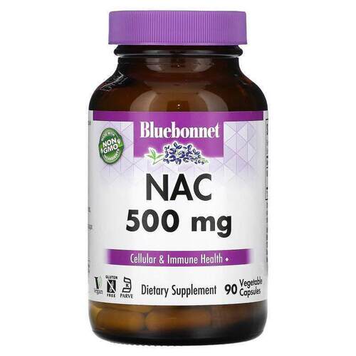 Bluebonnet Nutrition,NAC Vcaps 素食胶囊，500 毫克，90 粒装