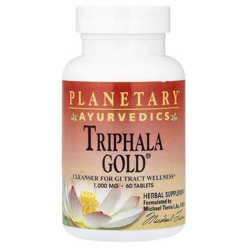 Planetary Herbals,Ayurvedics, Triphala Gold®, 60 Tablets