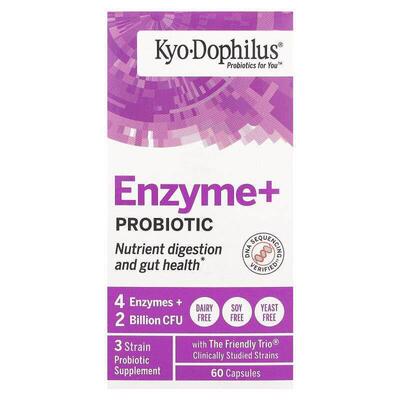 Kyolic,Kyo-Dophilus，酶 + 益生菌，60 粒胶囊