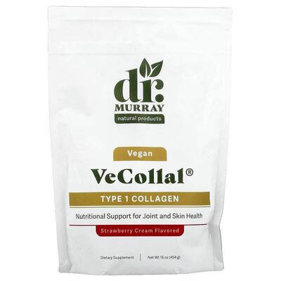 Dr. Murray's,VeCollal®，全素 1 型胶原蛋白，草莓乳油味，16 盎