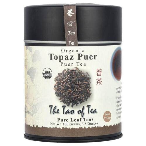 The Tao of Tea,有机普洱茶，黄玉普洱，3.5 盎司（100 克）