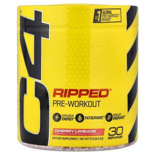C4 / Cellucor,C4 Ripped,锻炼前,樱桃酸橙汁,6.34 盎司(180