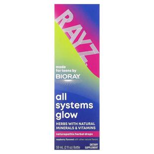 Bioray,Rayz，All Systems Glow，适用于青少年，树莓味，2 液量5