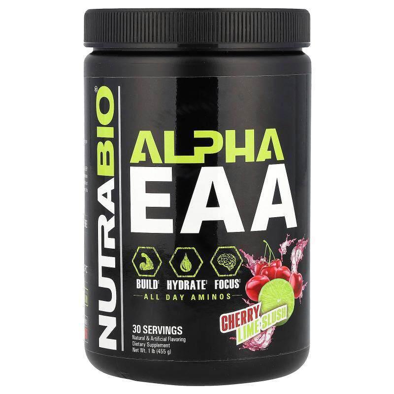 Nutrabio Labs,Α必需氨基酸,樱桃酸橙浆,1 磅(455 克)