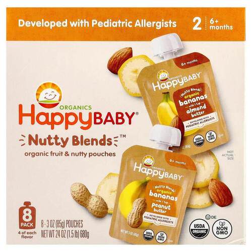 禧贝,Happy Baby®, Nutty Blends™, 6+ Months&nbsp;