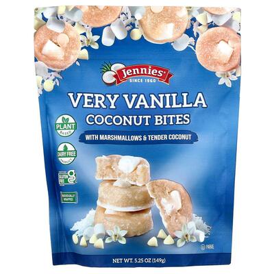 Jennies Macaroons,Very Vanilla Coconut Bites, with Marshmall