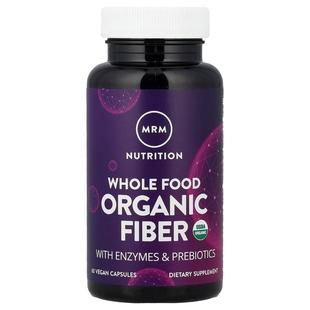 Food Organic Fiber MRM Vegan Whole Capsules Nutrition