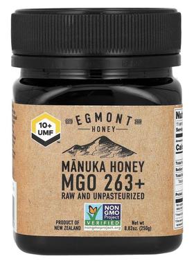 Egmont Honey,麦卢卡蜂蜜，MGO 263+，8.82 盎司（250 克）