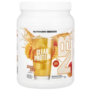 Nutrabio Labs,表现提升，透明蛋白质，芒果迷雾，1.1 磅（489 克
