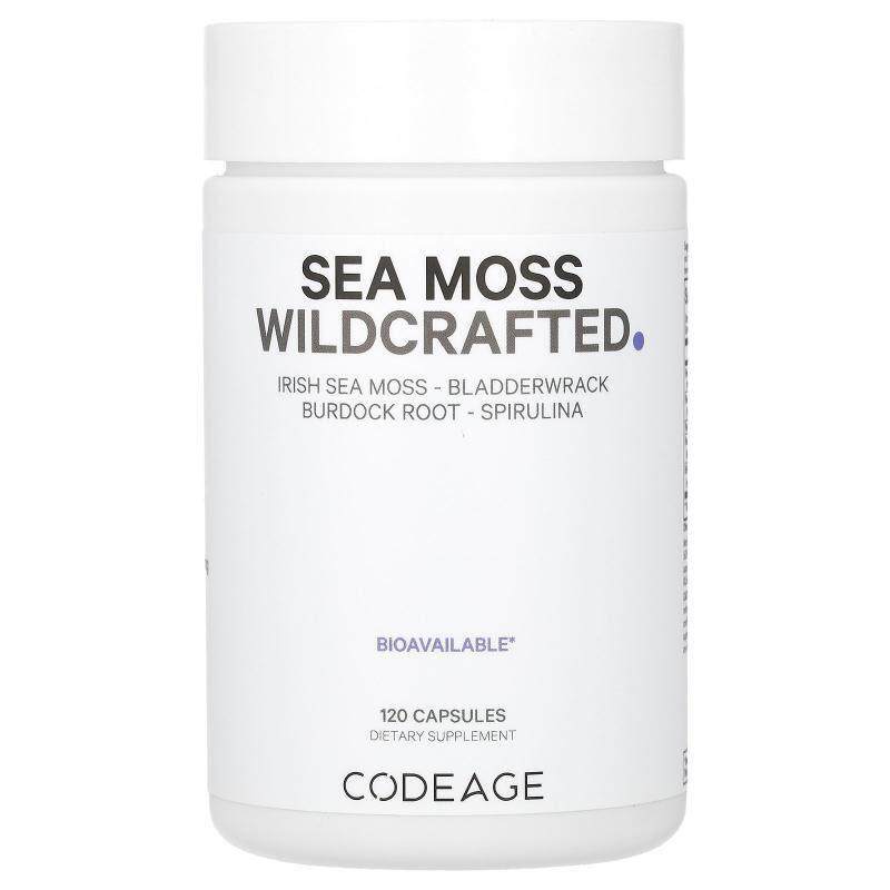 Codeage,Wildcrafted,海苔、墨角藻、牛蒡、螺旋藻,120 粒胶囊