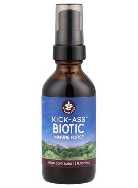 WishGarden Herbs,Kick-Ass™ Biotic，机体防御力，2 液量盎司（5