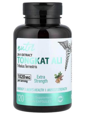 Nutri,20:1 东革阿里提取物，特强型，120 粒全素胶囊