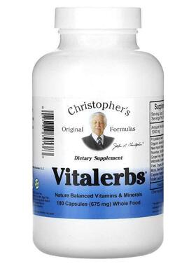 Christopher's Original Formulas,Vitalerbs，675 微克，180 粒