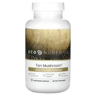 Econugenics,Ten Mushroom,120 粒素食胶囊