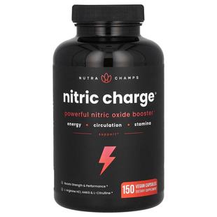 NutraChamps,Nitric Charge，150 粒全素胶囊