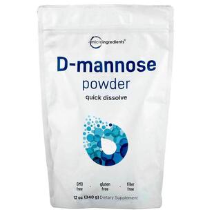 Micro Ingredients,D-Mannose Powder, 12 oz (340 g)