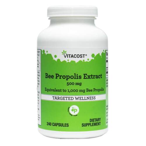 Vitacost,Bee Propolis Extract, 500 mg, 240 Capsules