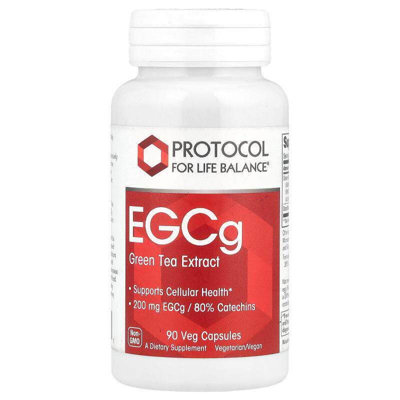Protocol for Life Balance,EGCg 绿茶提取物，90 粒素食胶囊