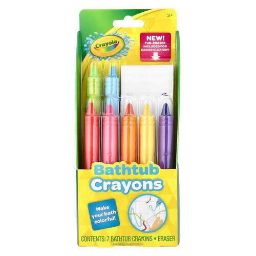 Crayola,浴缸蜡笔，适合 3 岁及以上儿童，8 件套