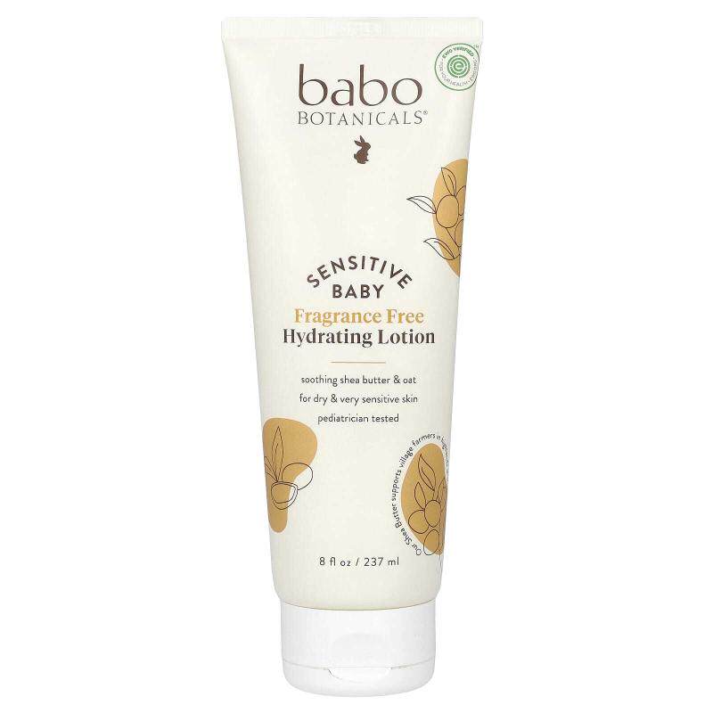 Babo Botanicals/芭葆敏感宝宝乳液液婴童乳液和面霜清晨两相宜
