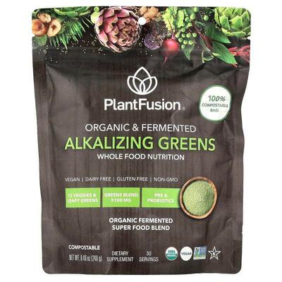 PlantFusion,Organic & Fermented Alkalizing Greens, 8.46